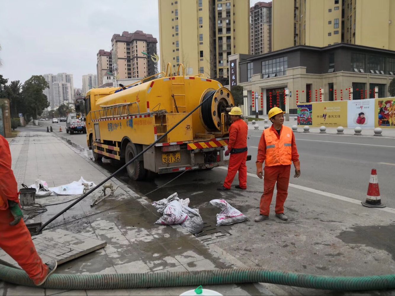 大英排污管道清淤-管道清洗